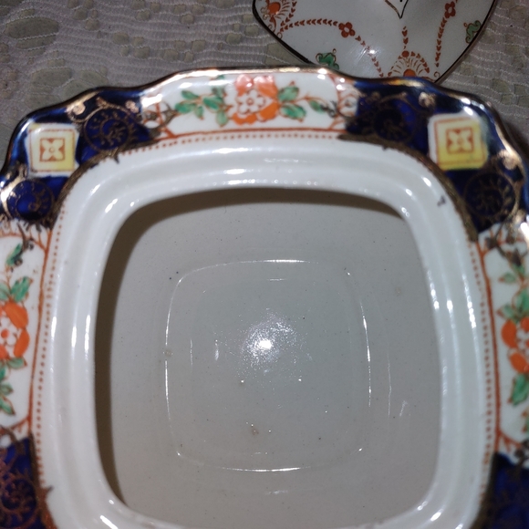 ( 2 ) Lidded Serving Dishes : Vintage 1930's Myott Sons &   Co , Imari - Picture 2 of 11
